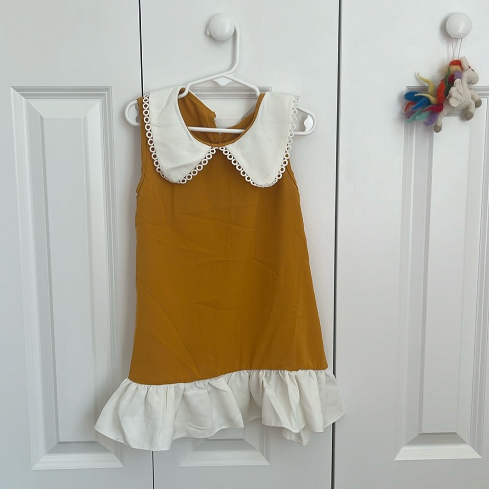 European style - Peter Pan collar dress kids